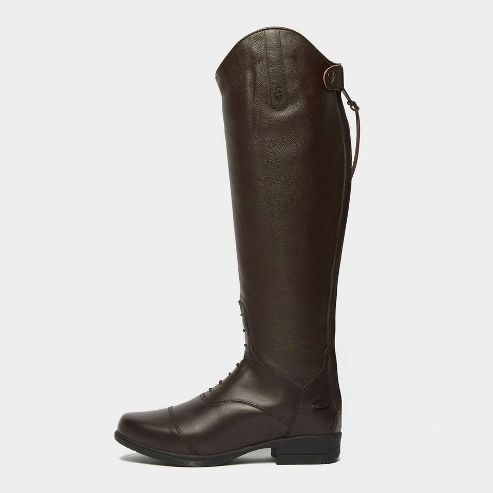 MORETTA Women's Gianna Leather Riding Boots