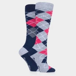 Storm Bloc Women's Midweight Argyle Lingfield 2 Pack Socks