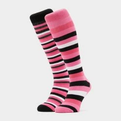 Storm Bloc Women's Equestrian Stripe Socks 2 Pack
