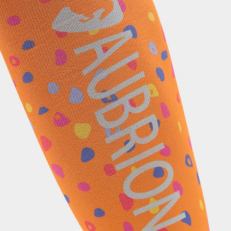 Aubrion Hyde Park Socks Orange Spot - Image 5