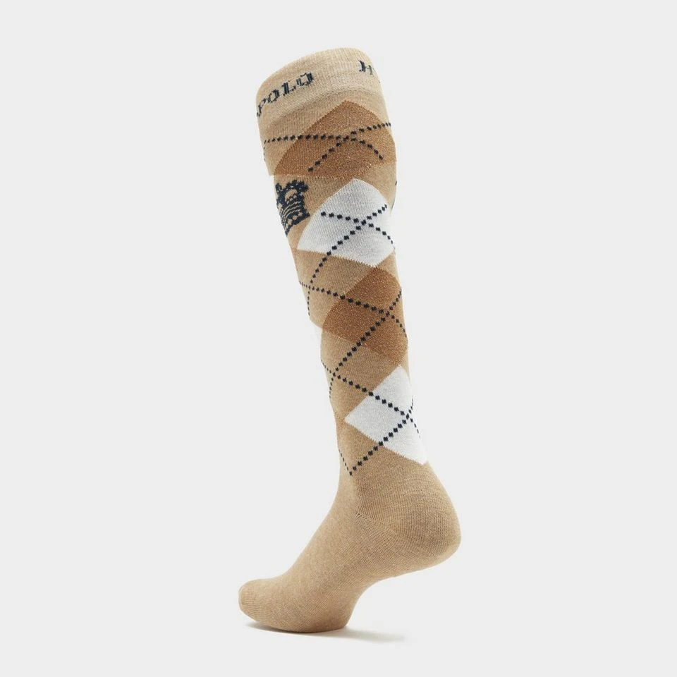 HV Polo Argyle Socks Sandshell - Image 2