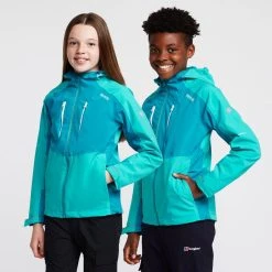 Regatta Kids' Highton III Waterproof Jacket Turquoise/Enamel