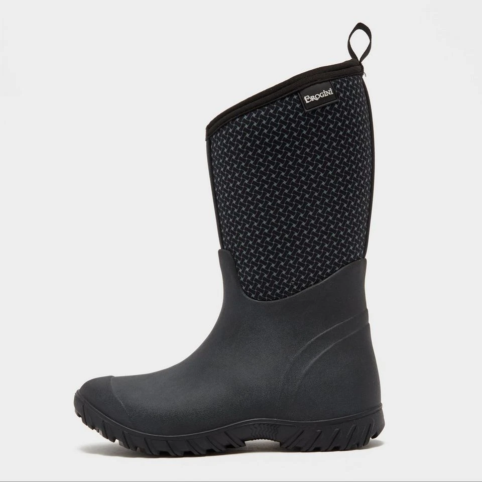 Brogini Womens Muck Boots Black/Grey