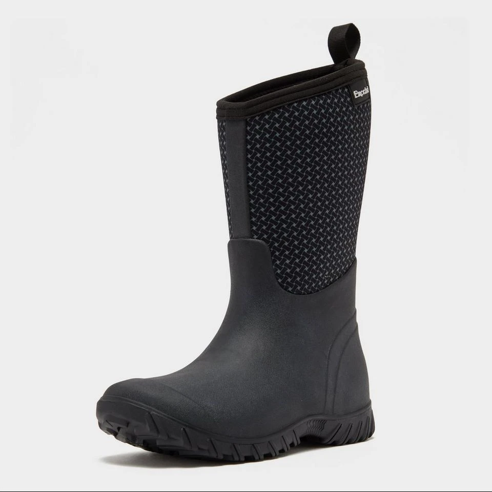 Brogini Womens Muck Boots Black/Grey - Image 3