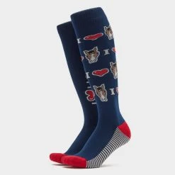 Platinum Adults Novelty Socks I Love Horses