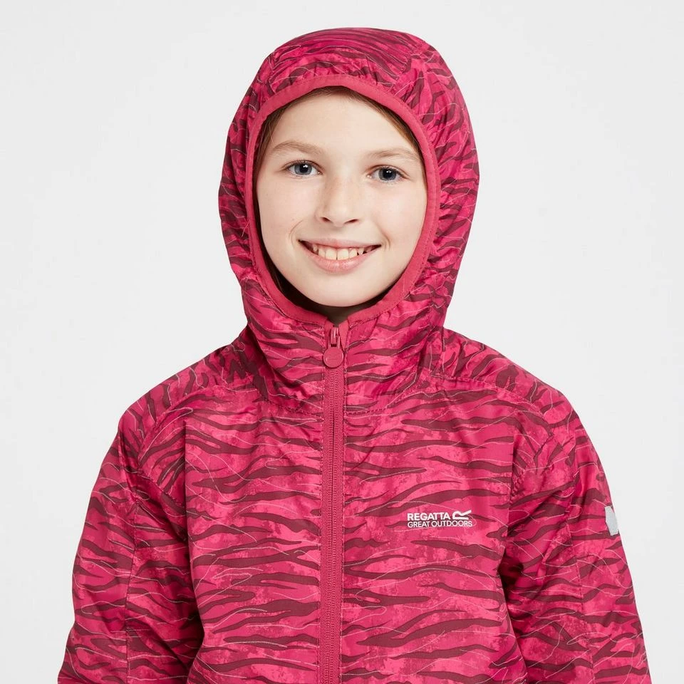 Regatta Kids Volcanics VI Jacket Pink Camo - Image 4