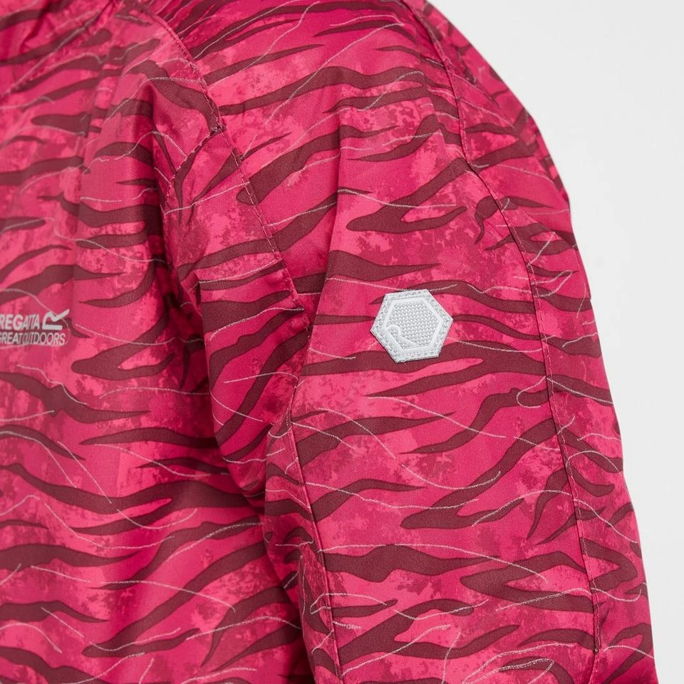 Regatta Kids Volcanics VI Jacket Pink Camo - Image 8