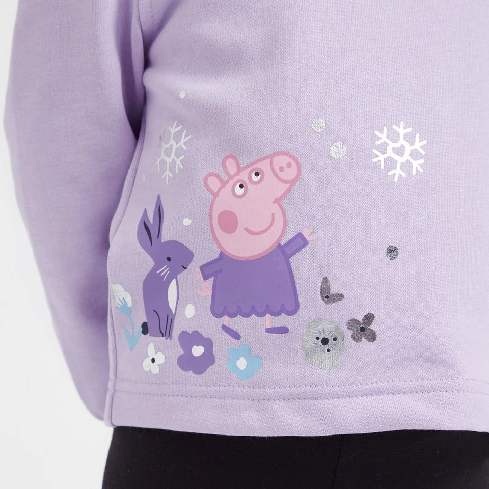 Regatta Kids Peppa Pig Hoody Lilac - Image 4