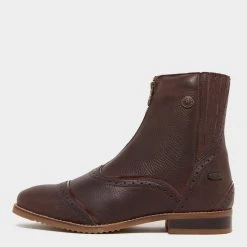 MORETTA Womens Martina Paddock Boots Brown