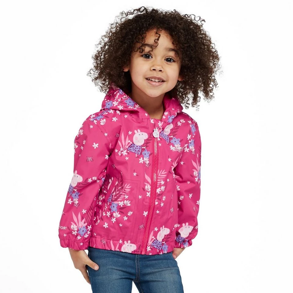 Regatta Kids' Peppa Pig Muddy Puddle Waterproof Jacket - Image 8